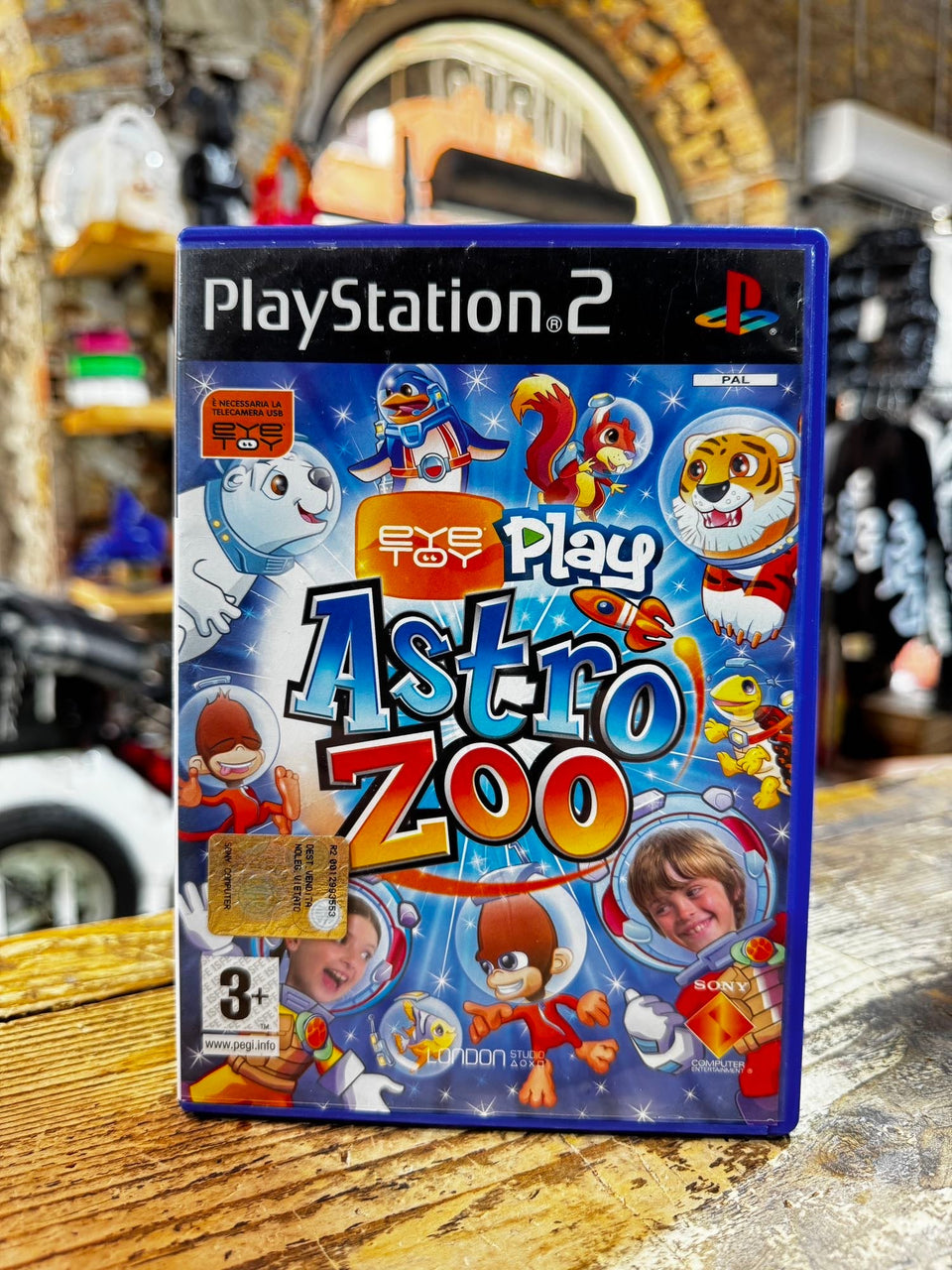 eye toy: play astro zoo playstation 2 sony ps2 pal cib