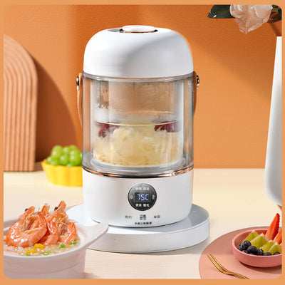 Mini small electric stew cooker 1-2 people portable multi-functional soup porridge porridge artifact office eprolo BAD PEOPLE