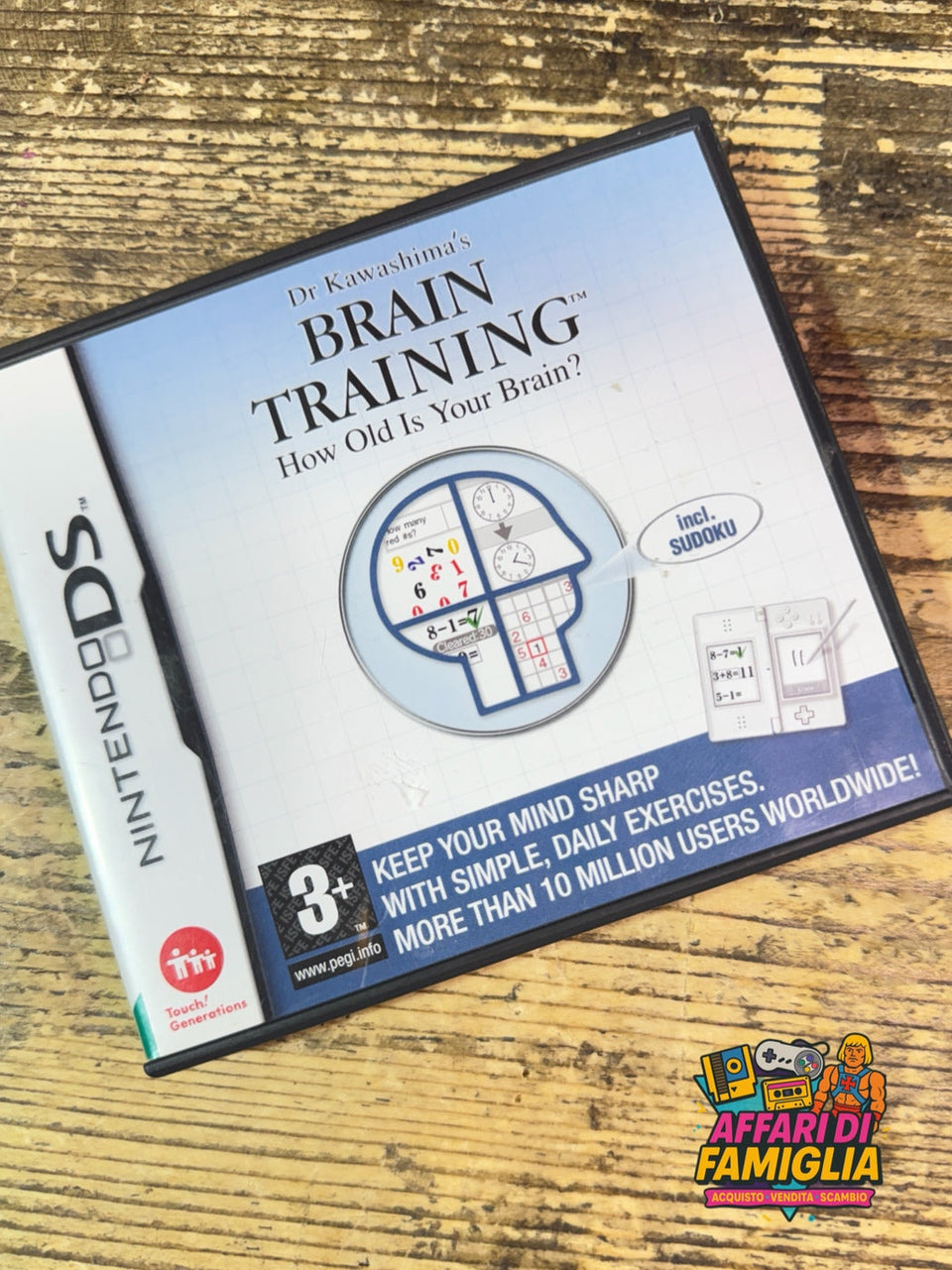 Gioco nintendo ds brain training