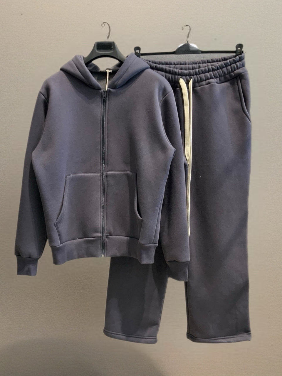 Completo tuta fondo largo streetwear piombo