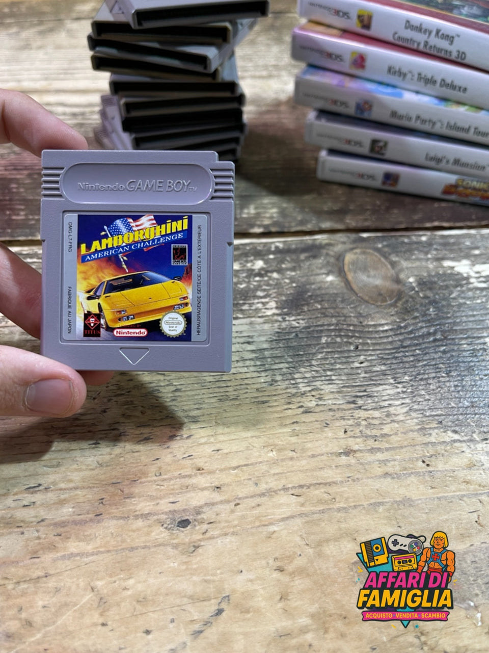Gioco nintendo game boy Lamborghini america challenge
