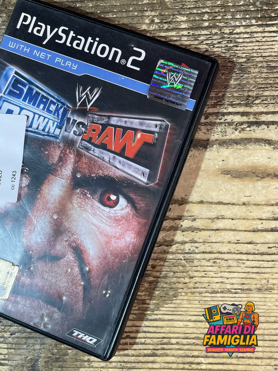 smack down vs raw playstation 2 ps2 pal