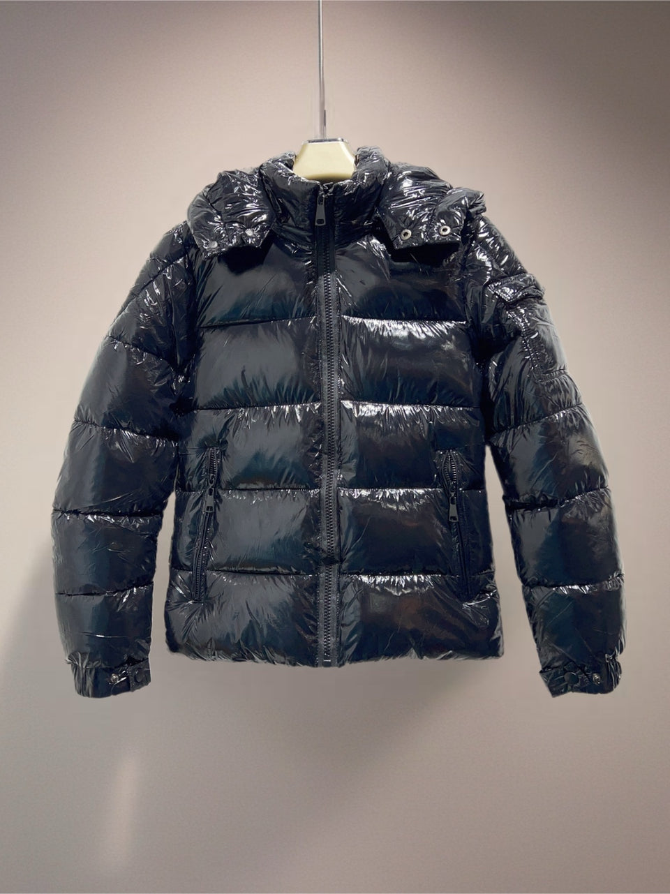 Piumino puffer lucido drip ragazzo