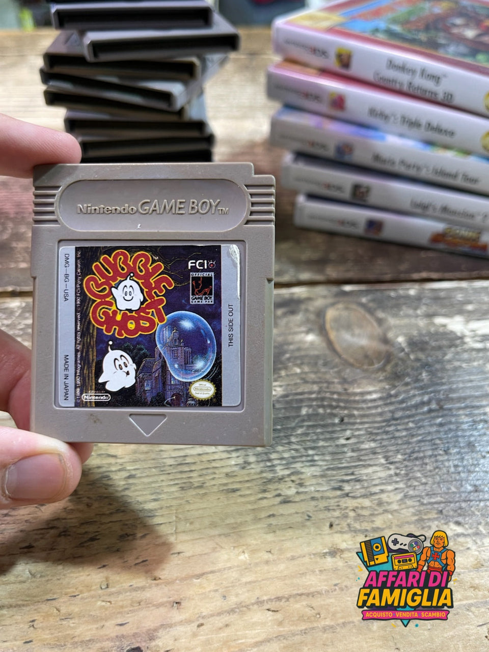 Gioco nintendo game boy bubble ghost 1990