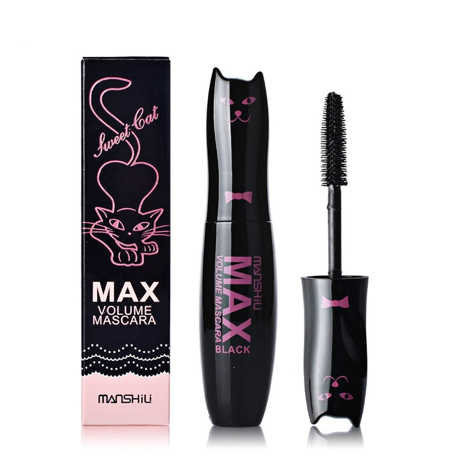 Mascara Long-Lasting Waterproof Curling Black 10g Eyes Makeup