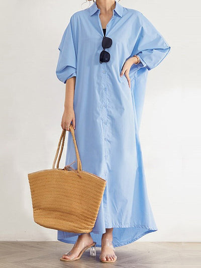 Versatile Long Sleeve Dress Loose Big Size eprolo BAD PEOPLE