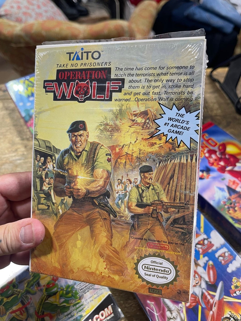 Gioco nintendo nes Operation Wolf