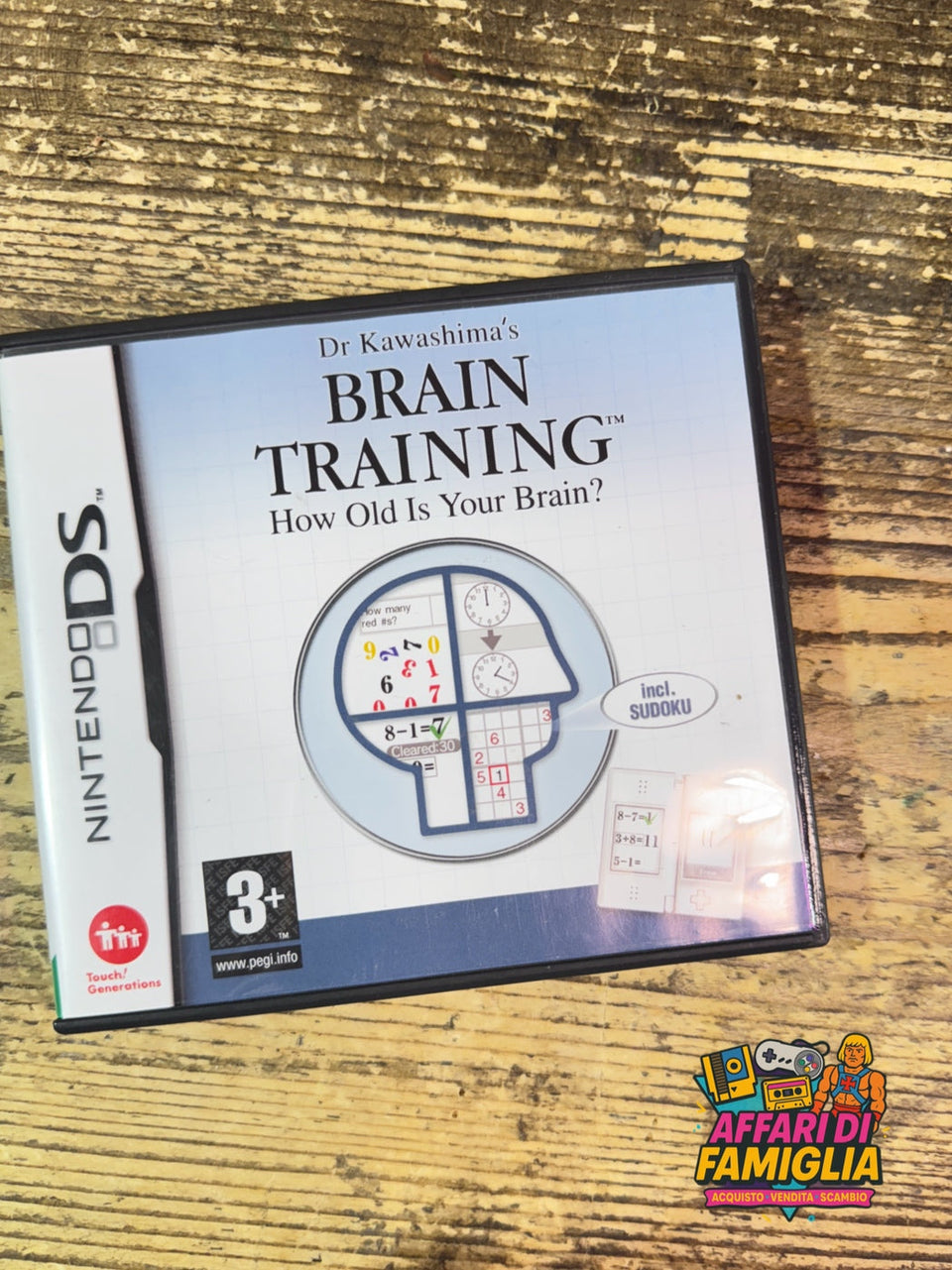 Gioco nintendo ds brain training