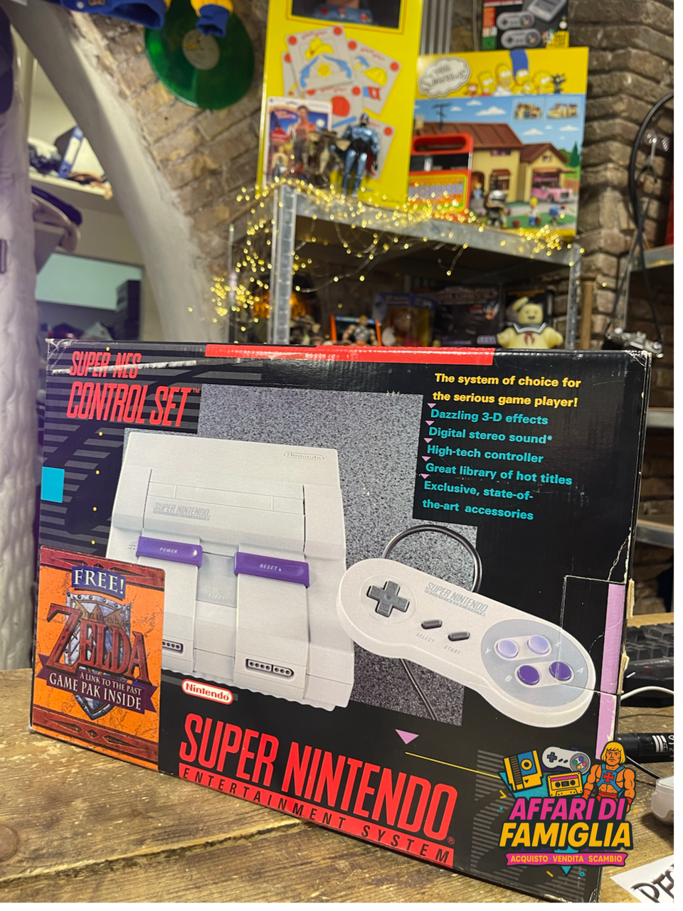 Console snes super nintendo bundle Zelda