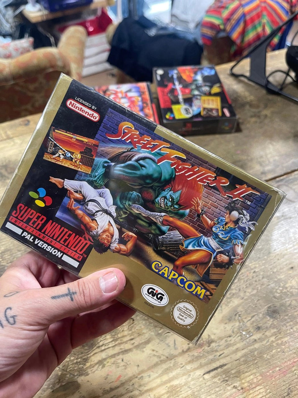 Gioco Street Fighter 2 Super Nintendo Pal