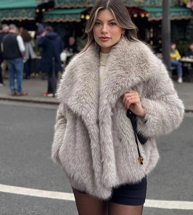 Pelliccia ecologica donna Haley