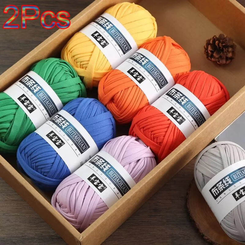 2 pezzi  filato di stoffa morbido e spesso