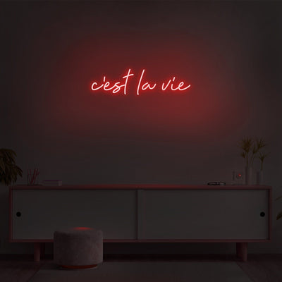 Insegna led Cest la vie Neon Sign Neon Signs