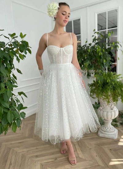 Abito romantico Leonida Wedding White CELEBRITY