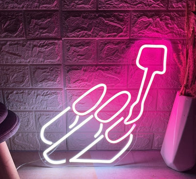Insegna led Manicure Shop Neon Sign Led StyleA-40x40cm Neon Signs