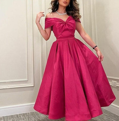 Abito lungo donna Alana scollato spallina scesa CELEBRITY